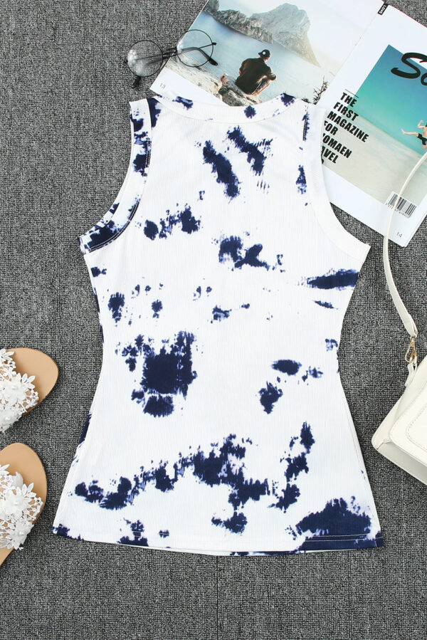 Tie-Dye Round Neck Tank - Image 6