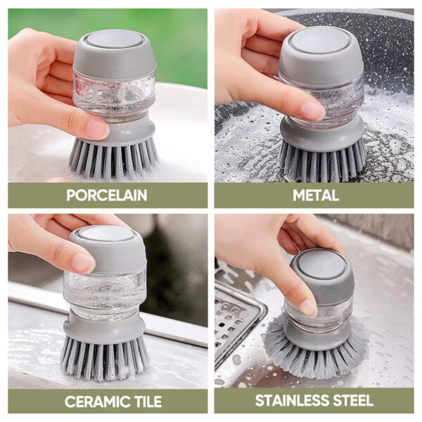 Multifunctional Pressing Cleaning Brush - Image 4