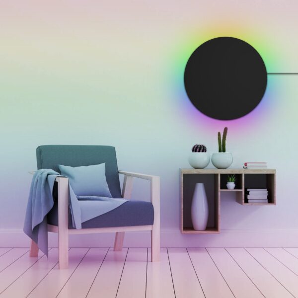 RGB Eclipse Circle Wall Lamp - Image 3