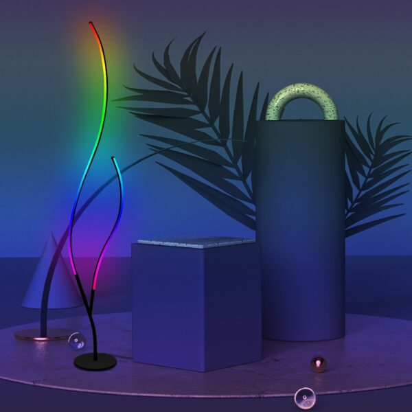 RGB Ripple Floor Lamp - Image 5