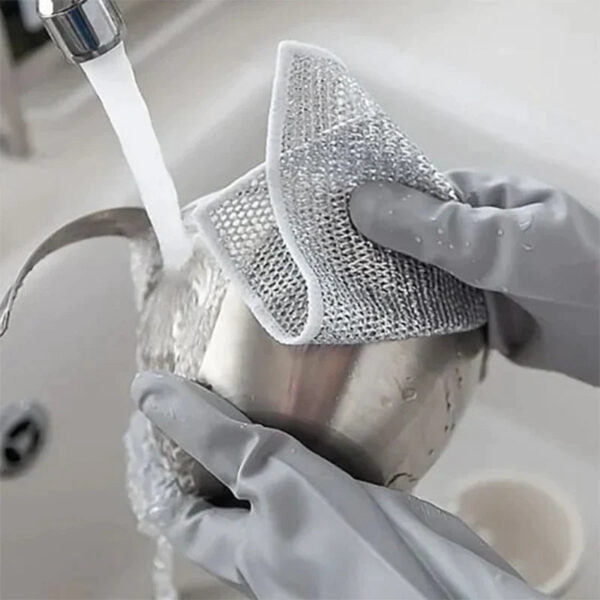 Non-scratch Wire Dishwashing Rags (Set of 10) - Image 6