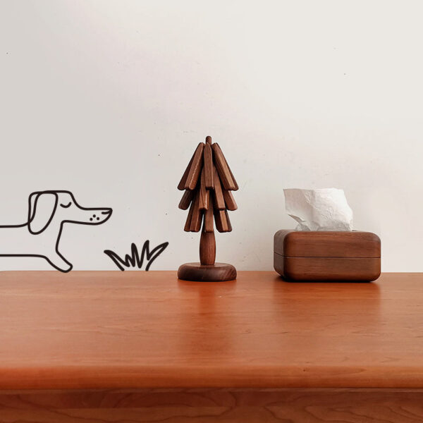 Artistic Walnut Tree Table Mat - Image 4