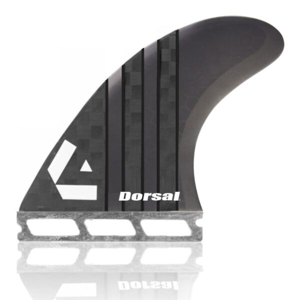 DORSAL Surfboard Fins Carbon Hexcore Thruster Set (3) Honeycomb FUT - Image 3