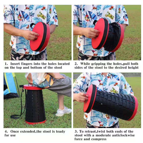 Portable Folding Stool - Image 8
