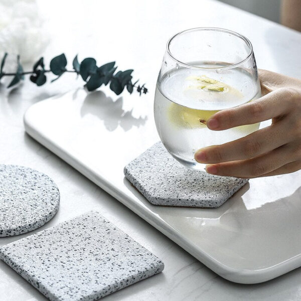 Granite Pattern Ceramic Coaster - Image 4