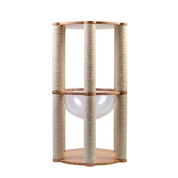 INSTACHEW Hexagon Tower, Scratch Post Cat Bed, Scratching Tower, Tower - Image 3