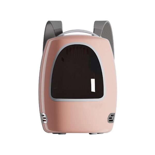 INSTACHEW Petpod Pet Carrier (White & Peach), Built-in Fan, Pet Bag, - Image 5