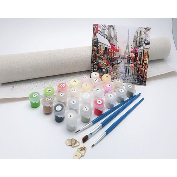 Lotus Flowers - DIY Painting By Numbers Kit - Image 3