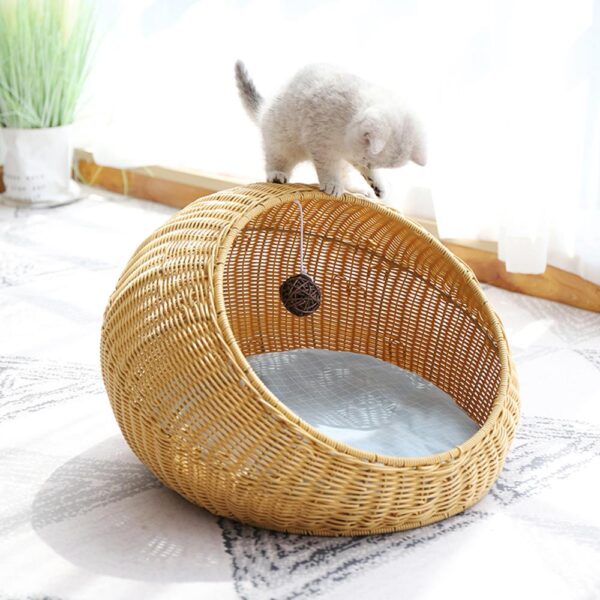 INSTACHEW NESTUO PET BED, Comfortable Bed, Sphere Shaped Pet - Image 2