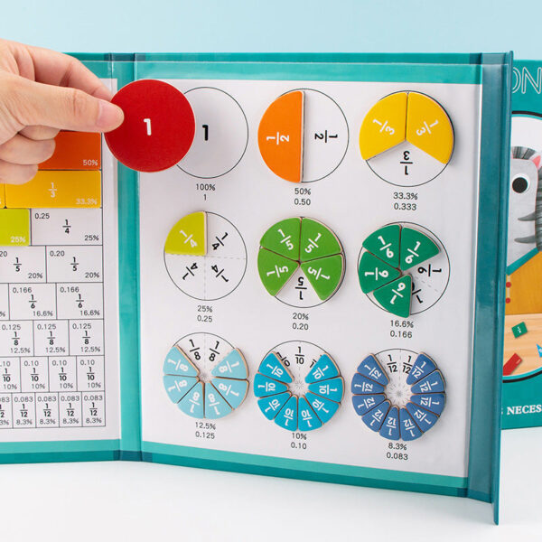 Magnetic Fraction Educational Puzzle - Image 3