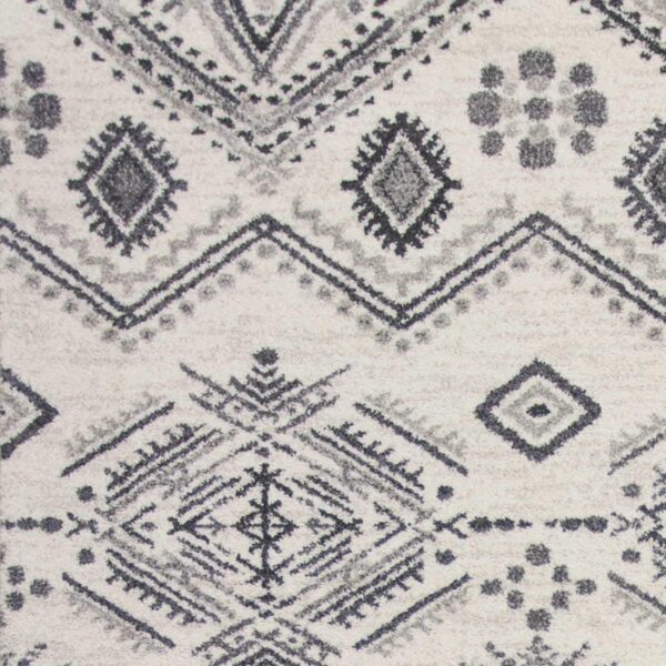 5' x 7'  Polypropylene Ivory or Grey Area Rug - Image 2