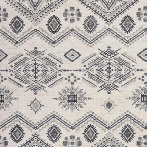 5' x 7'  Polypropylene Ivory or Grey Area Rug - Image 3