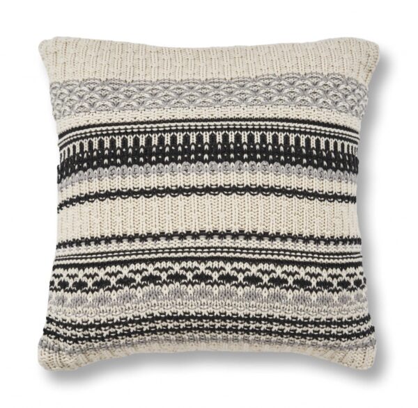 20" x 20" Cotton Ivory or Black Pillow