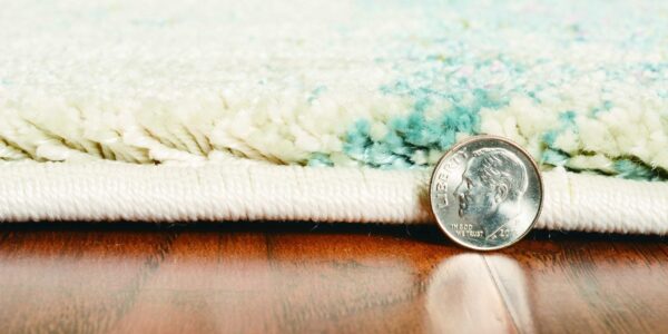 94" X 134" Seafoam Polypropylene Rug - Image 3