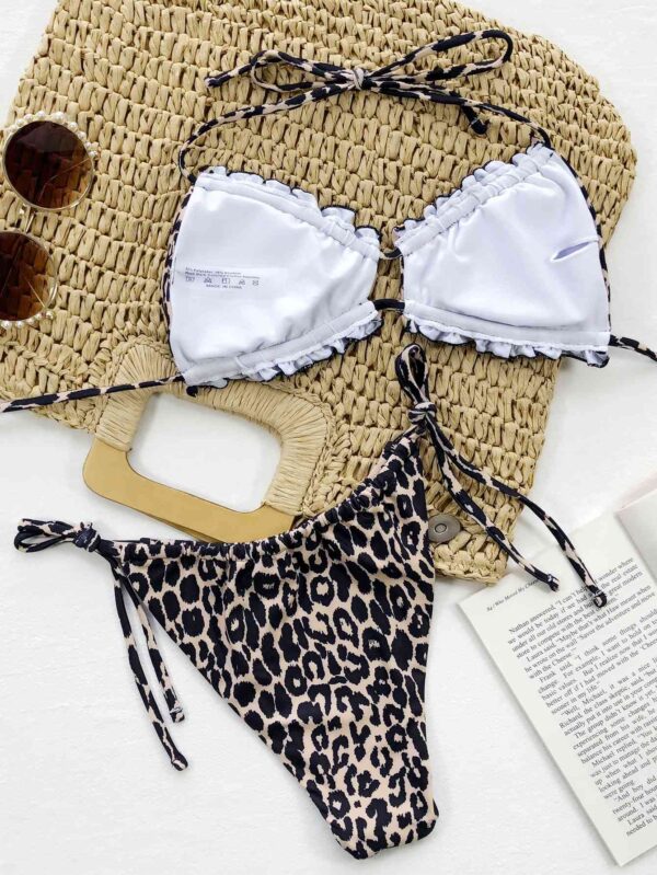 Frill Trill Halter Neck Bikini Set - Image 5