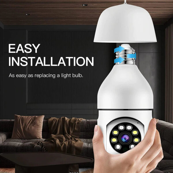 360 Wifi Light Bulb Auto Tracking Camera - Image 3