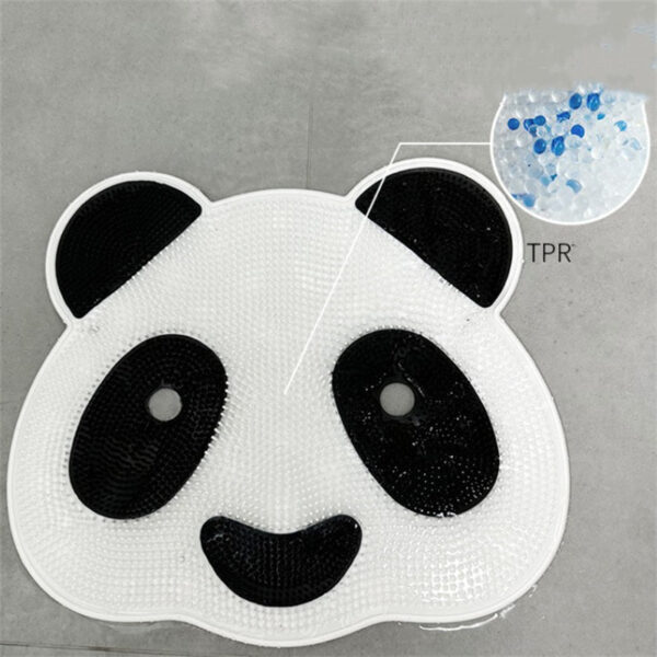 Panda Pattern Non-Slip Massage Bathroom Mat - Image 3