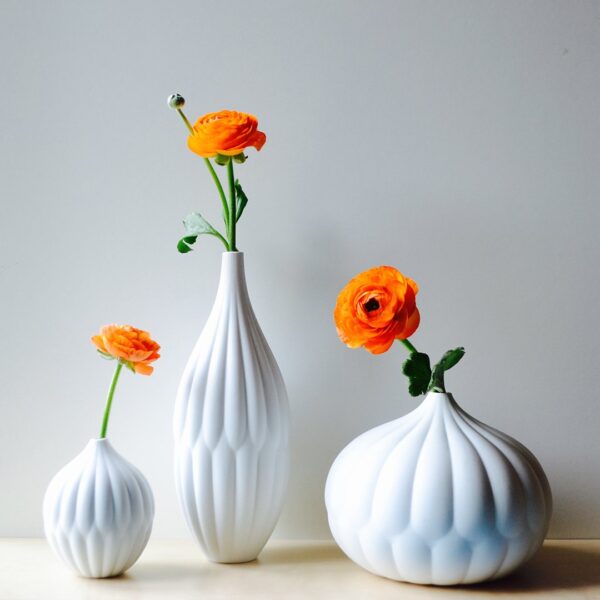 Petite Textured Porcelain Vase - Image 3
