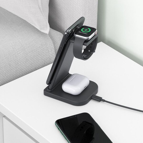 Wireless Charger with 3 in 1 Station Fast Stand for Apple Product SP - Image 2