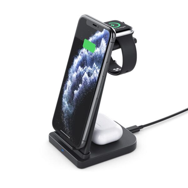 Wireless Charger with 3 in 1 Station Fast Stand for Apple Product SP - Image 3