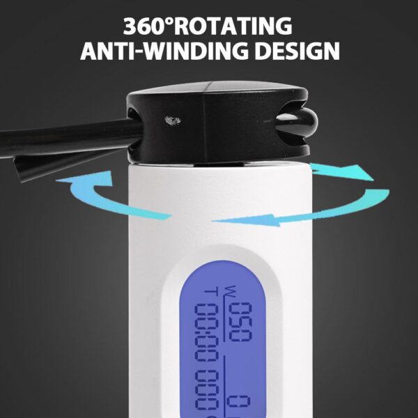 Smart counting skipping rope with calorie counting, cordless mode SP - Image 9