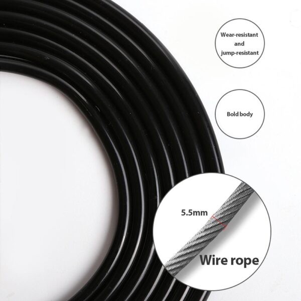 Smart counting skipping rope with calorie counting, cordless mode SP - Image 12