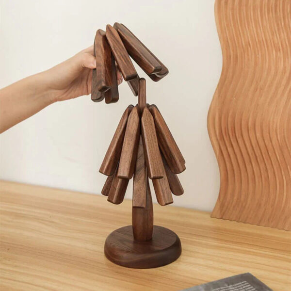 Artistic Walnut Tree Table Mat - Image 2