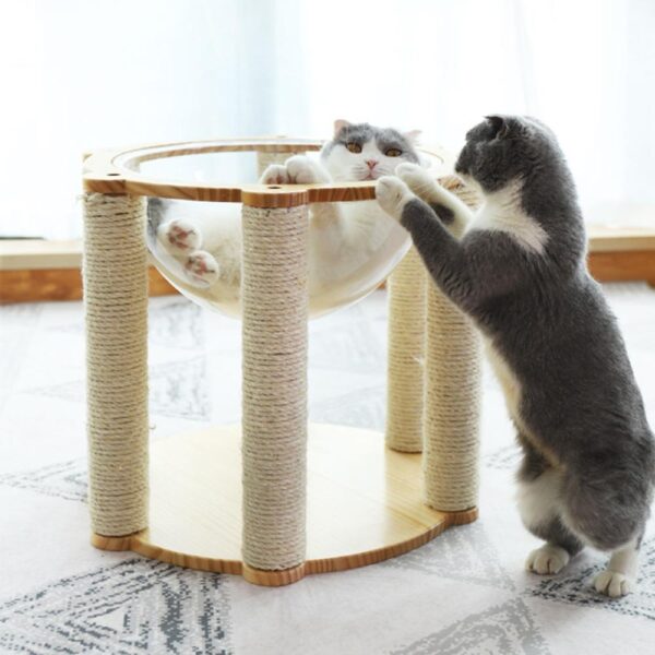 INSTACHEW Hexagon Tower, Scratch Post Cat Bed, Scratching Tower, Tower - Image 5