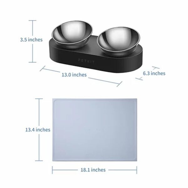 Instachew PETKIT Fresh Nano Bowl Double Stainless Steel - Image 6