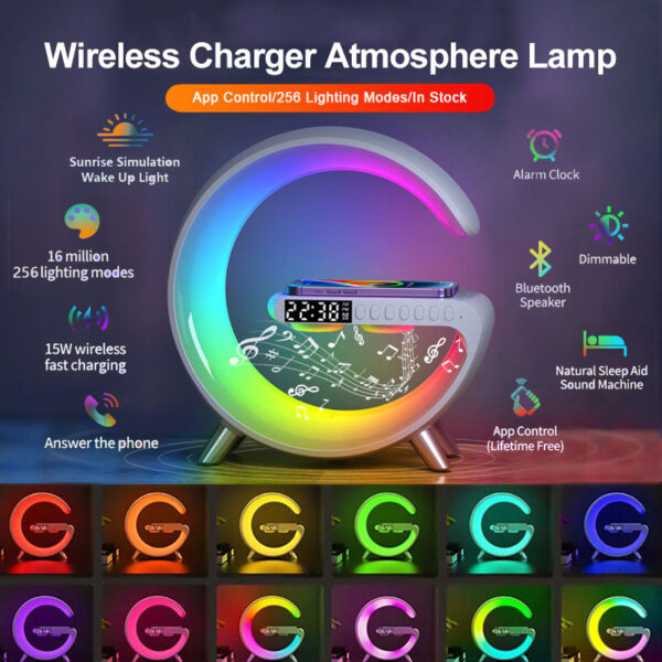 LuminaSync - The All-In-One Wireless Charging Lamp - Image 3