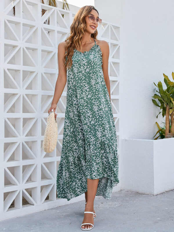 Ditsy Floral Scoop Neck Midi Cami Dress - Image 4