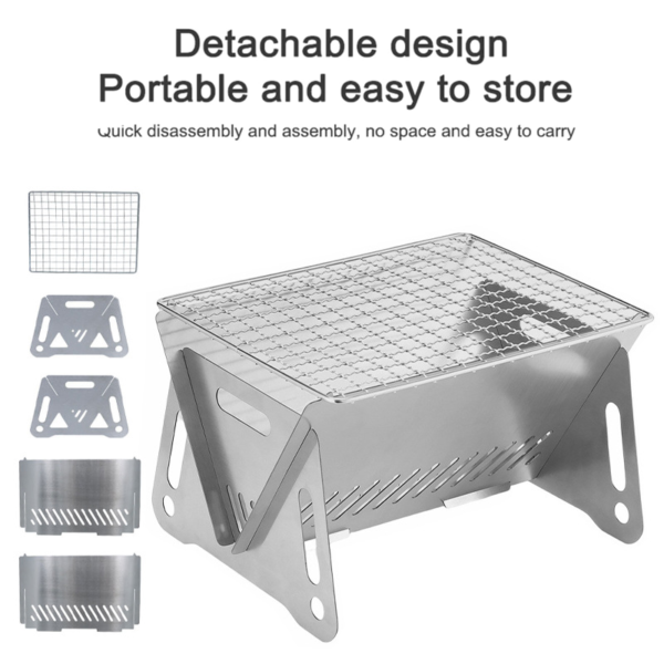 Portable Folding Barbecue Grill - Image 8