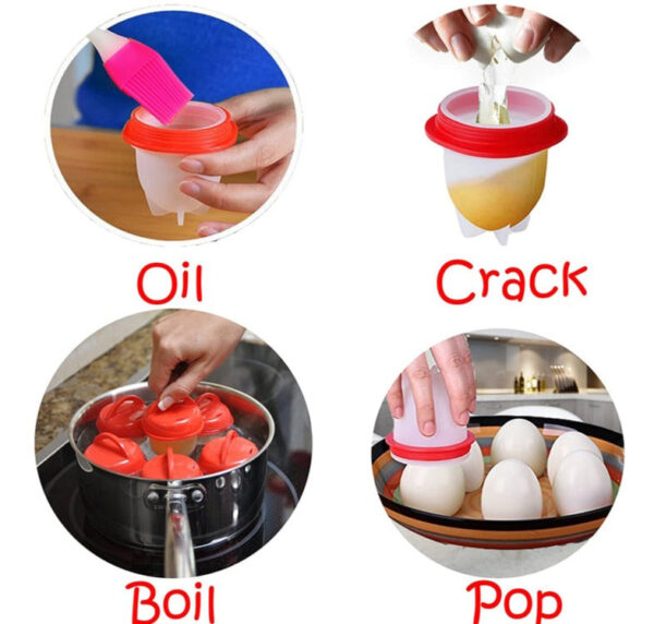 Silicone Egg Cooking Cups - Image 4