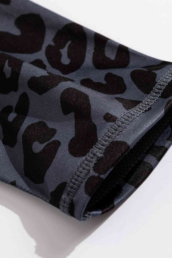 Leopard Cutout Sports Bra and Leggings Set - Image 9