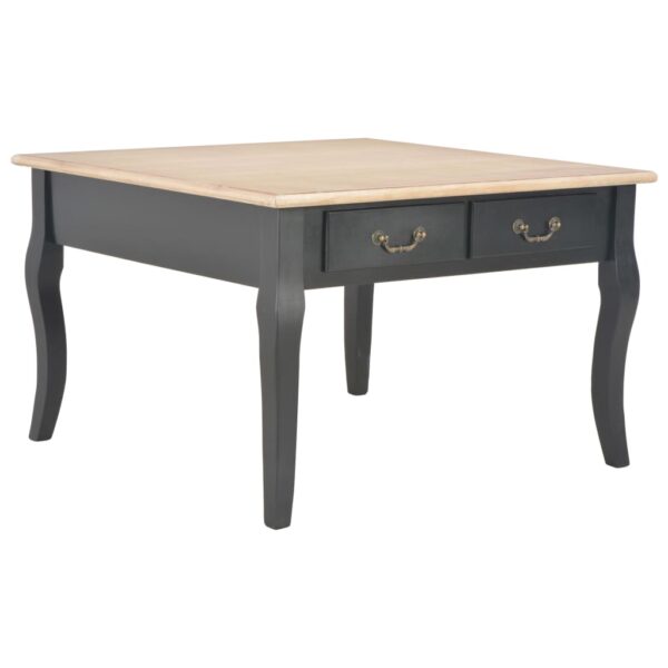 Coffee Table White 31.5"x31.5"x19.7" Wood - Image 4