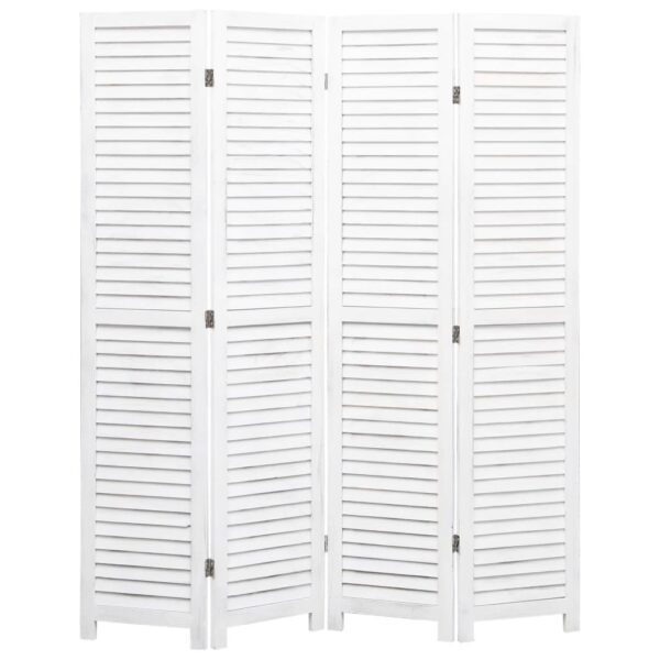 3-Panel Room Divider White 41.3"x64.7" Wood - Image 2