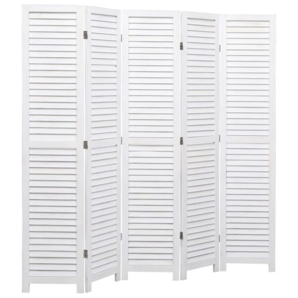 3-Panel Room Divider White 41.3"x64.7" Wood - Image 3