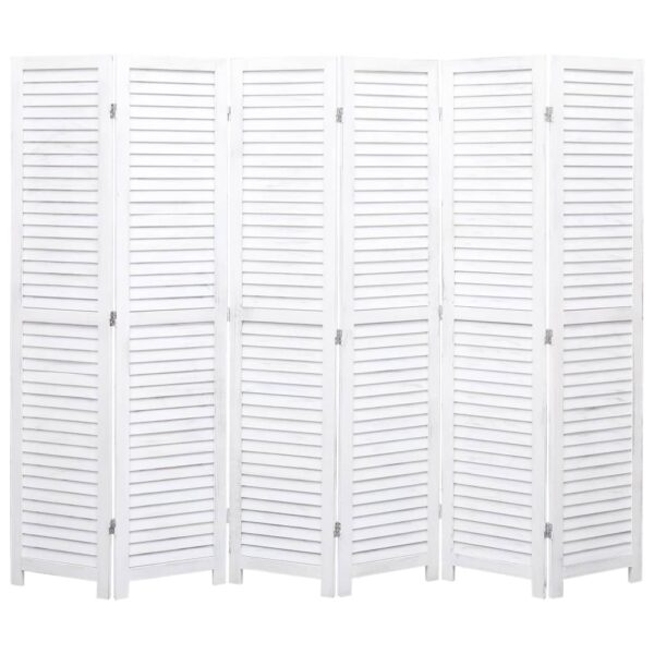 3-Panel Room Divider White 41.3"x64.7" Wood - Image 4
