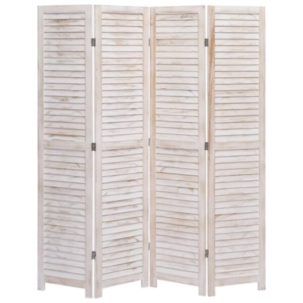 3-Panel Room Divider White 41.3"x64.7" Wood - Image 10