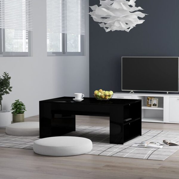 Coffee Table White 39.4"x23.6"x16.5" Chipboard - Image 8