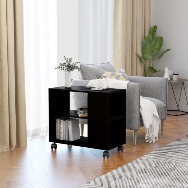 Side Table White 27.6"x13.8"x21.7" Chipboard - Image 2