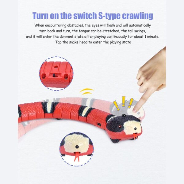 Trend Lency Smart Sensing Snake Electron Interactive Cat Toys - Image 10