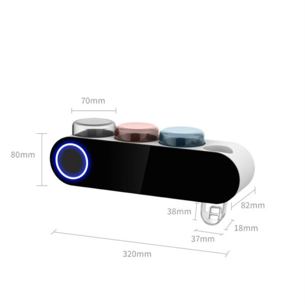 UV Sanitizer Toothbrush Holder Bathroom Organizer - Image 4