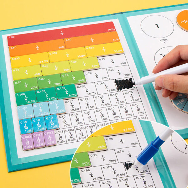 Magnetic Fraction Educational Puzzle - Image 4