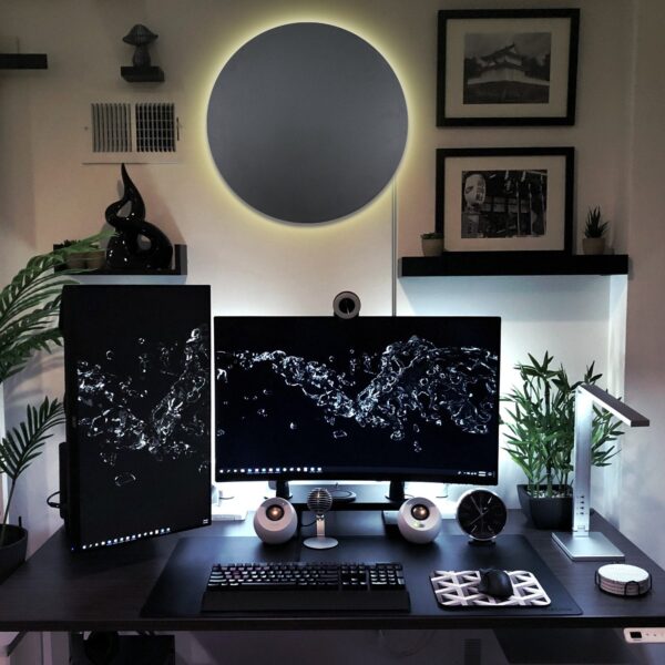 RGB Eclipse Circle Wall Lamp - Image 2