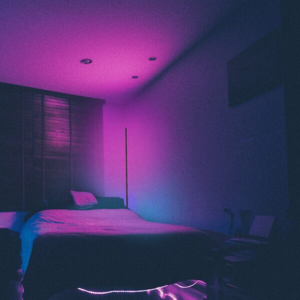 Corner Floor Lamp, Minimalist RGB LED Light - Image 8