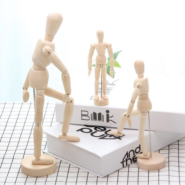 Flexible Mini Wooden Manikin - Image 3