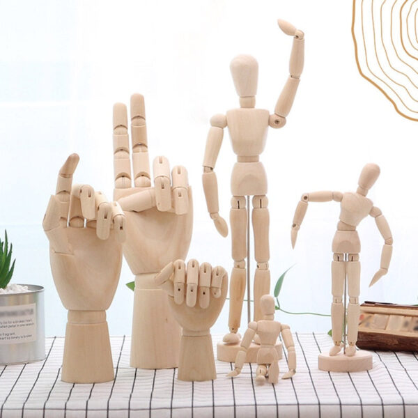 Flexible Mini Wooden Manikin - Image 5