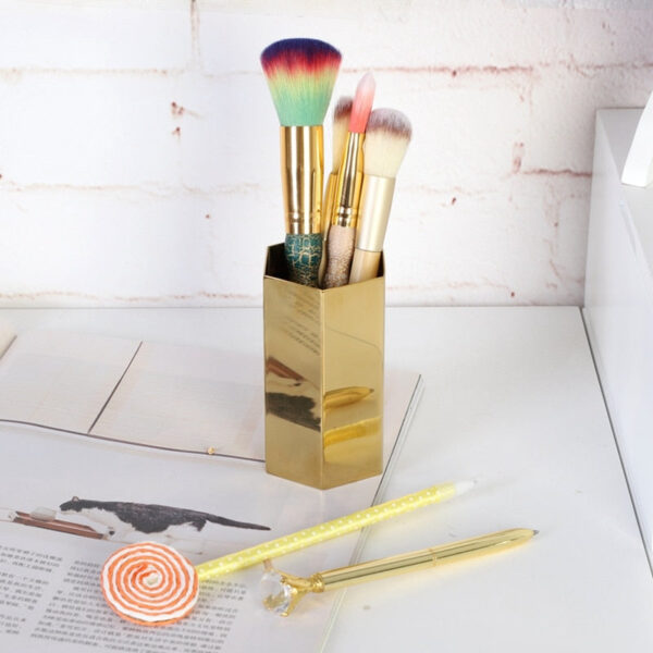 Electroplated Gold Vase - Image 4