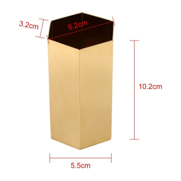 Electroplated Gold Vase - Image 6